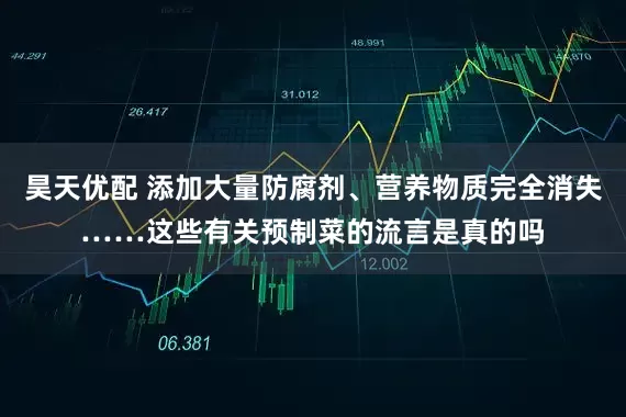 昊天优配 添加大量防腐剂、营养物质完全消失……这些有关预制菜的流言是真的吗
